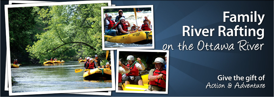 Family River Rafting on the Ottawa River - ON