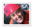 Canyoning or Rappelling
