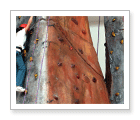 Indoor rock climbing